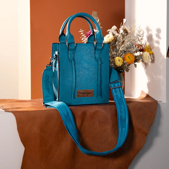 Wrangler North South Mini Tote/Crossbody - Turquoise