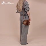 Montana West Tooled Collection Crossbody - Leopard