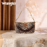 WRANGLER LIGHT LEOPARD PRINT SHOULDER BAG