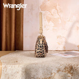 WRANGLER LIGHT LEOPARD PRINT SHOULDER BAG