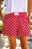 EASY WIN POLKA DOT BOXER SHORTS - RED