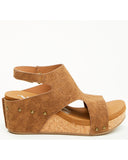 VERY G WOMEN'S WALLY TOOLED SANDAL - TAN