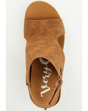 VERY G WOMEN'S WALLY TOOLED SANDAL - TAN