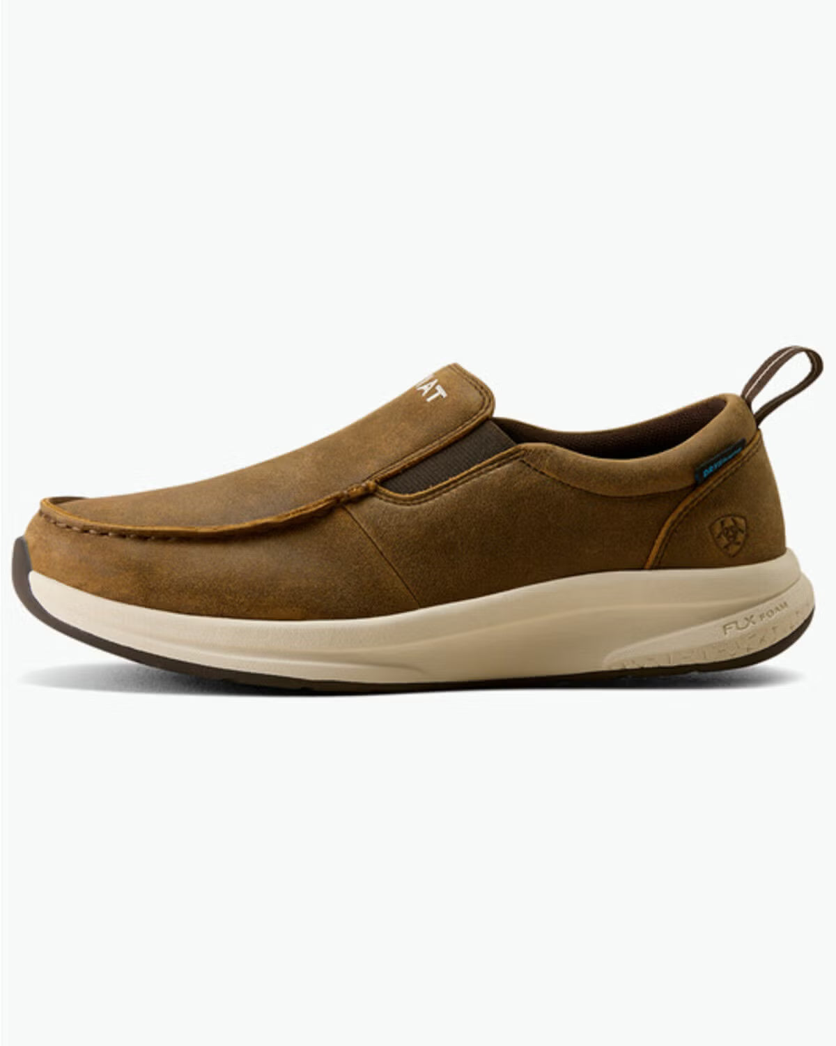 ARIAT WOMEN'S BUCKEYE SLIP ON H20 BROWN BOMBER SHOES
