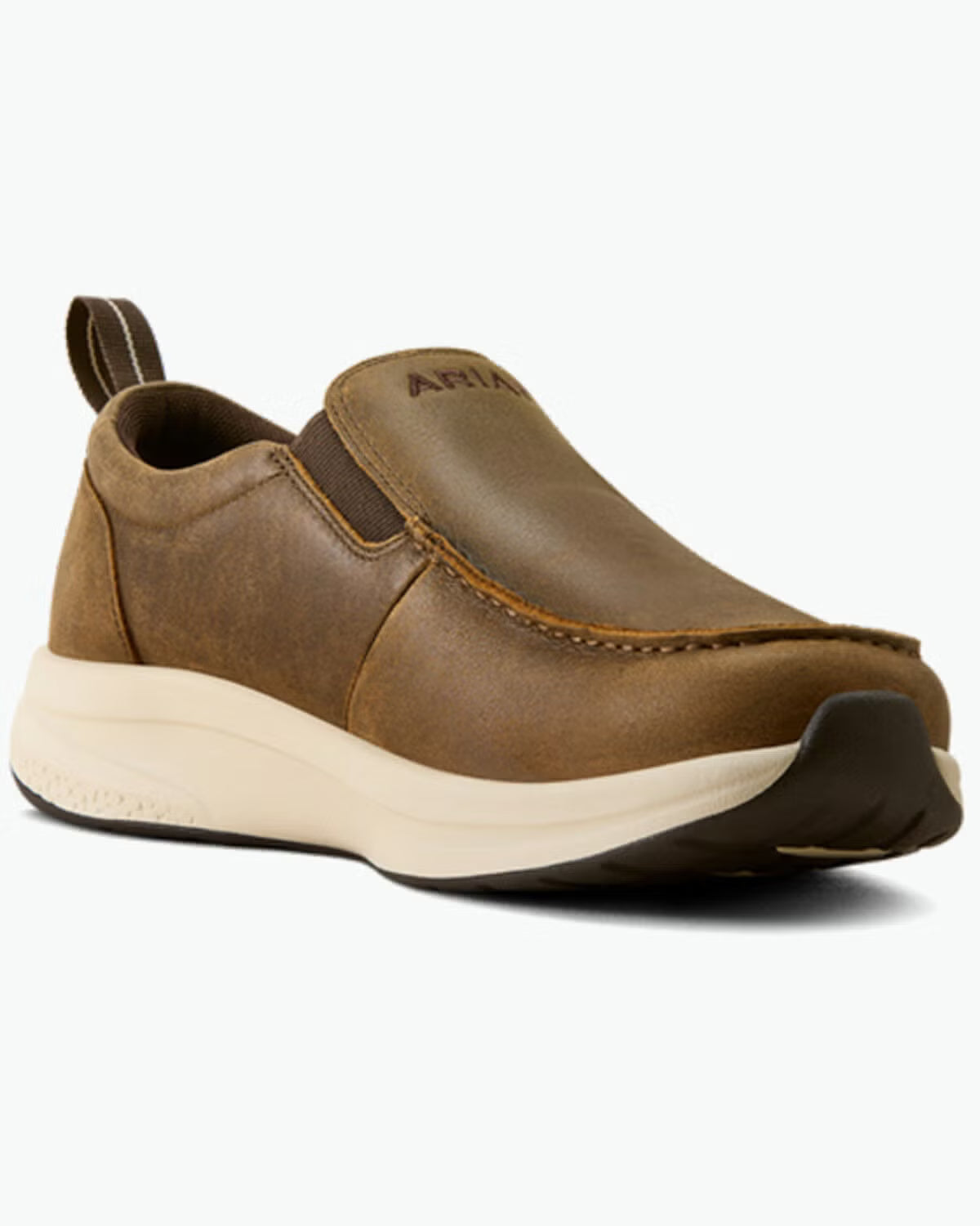 ARIAT MENS BUCKEYE  SLIP ON H2O - BROWN BOMBER