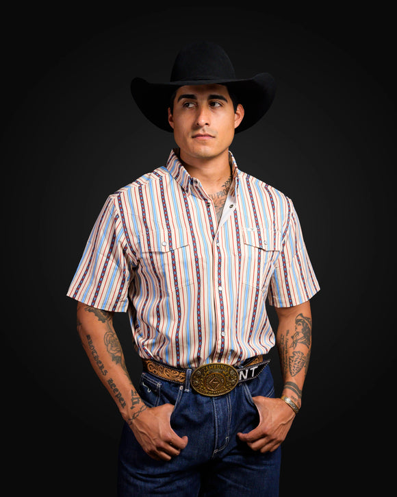 FERRELL THE EDWARD SHORT SLEEVE SNAP SHIRT