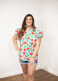 THE IRIS TOP - MULTI COLOR