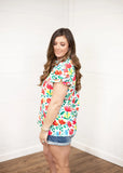 THE IRIS TOP - MULTI COLOR