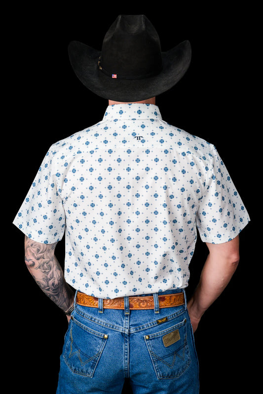 FERRELL MEN'S THE BEAU - SHORT SLEEVE BUTTON UP SHIRT