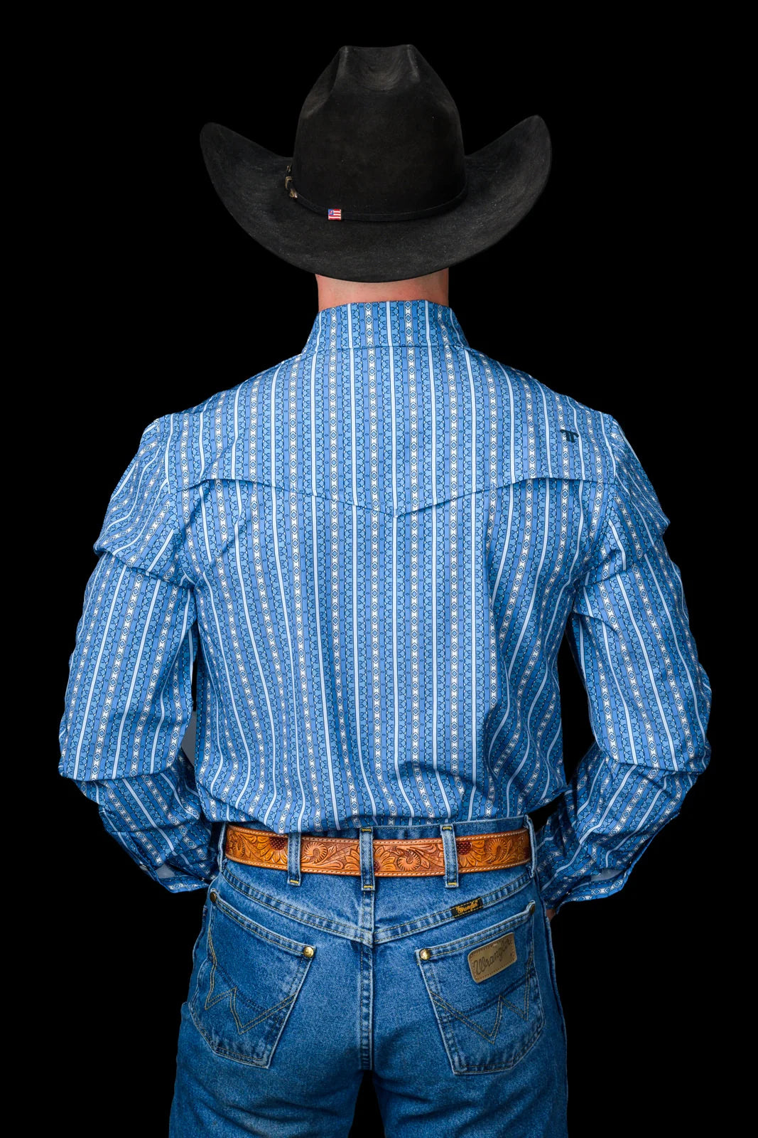 FERRELL MEN'S THE WALKER LONG SLEEVE PEARL SNAP SHIRT
