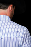 FERRELL MEN'S THE JACK IN BLUE - SHORT SLEEVE PEARL SNAP SHIRT