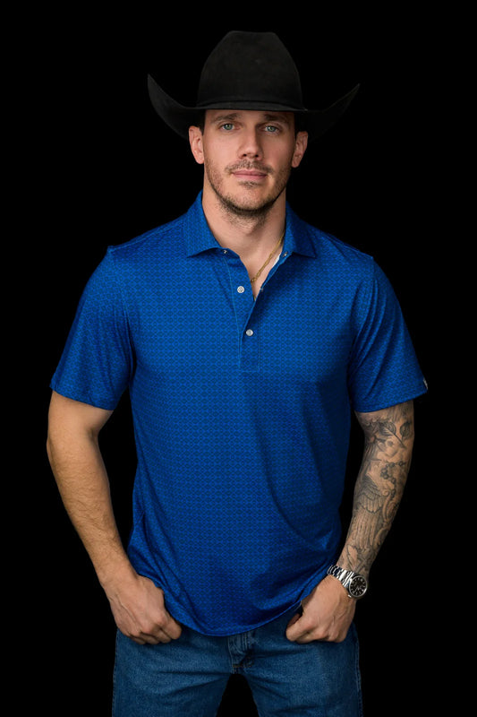 FERRELL MEN'S THE TRUETT PEARL SNAP POLO
