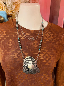 THE DOLLY CHAIN AND BEADED NECKLACE