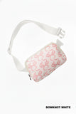 EVERYWHERE CROSS BODY FANNY PACK BELT BAG - BOWKNOT WHITE
