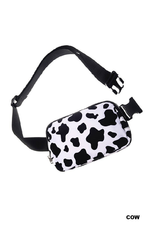 EVERYWHERE CROSS BODY FANNY PACK BELT BAG - COW