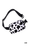 EVERYWHERE CROSS BODY FANNY PACK BELT BAG - COW