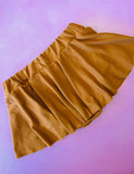 Burnt Orange Skirt with attached Bloomer