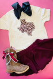 Maroon Skirt with attached Bloomer