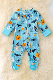 BLUEY HALLOWEEN PRINTED ONESIE WITH FOOTIE