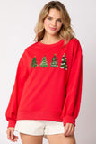 CHRISTMAS TREE SEQUIN SWEATER