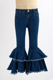 BLUE JEAN DENIM FLARES