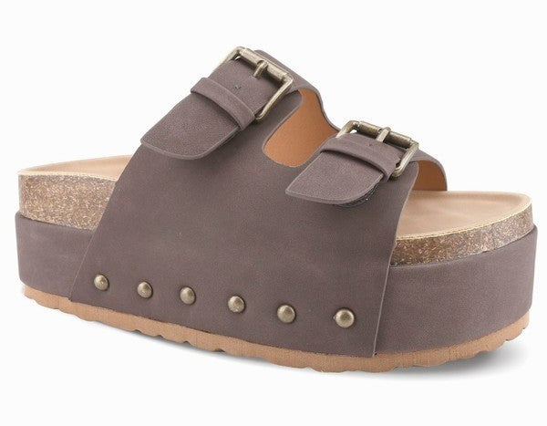 WOMENS BABES EVERYDAY SANDALS - BROWN
