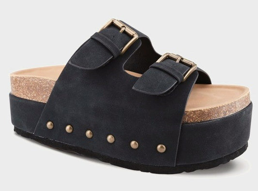 WOMENS BABES EVERYDAY SANDALS - BLACK