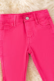 Fuchsia Western Double Layer Bell Pants