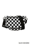 ALL NIGHT FESTIVAL BAG - BLACK CHECKERED
