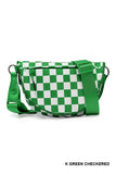 ALL NIGHT FESTIVAL BAG - K GREEN CHECKERED