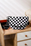 ALL NIGHT FESTIVAL BAG - BLACK CHECKERED