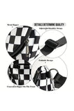 ALL NIGHT FESTIVAL BAG - BLACK CHECKERED