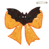 Halloween Theme Bow Barrette Hair Clip