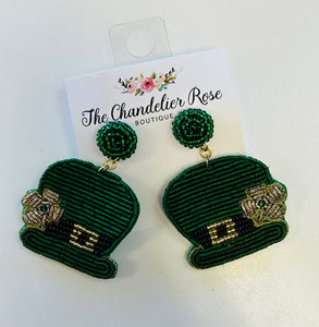 Lucky Hat Earrings