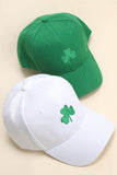 SAINT PATRICKS DAY THEME DENIM BASEBALL CAP - WHITE