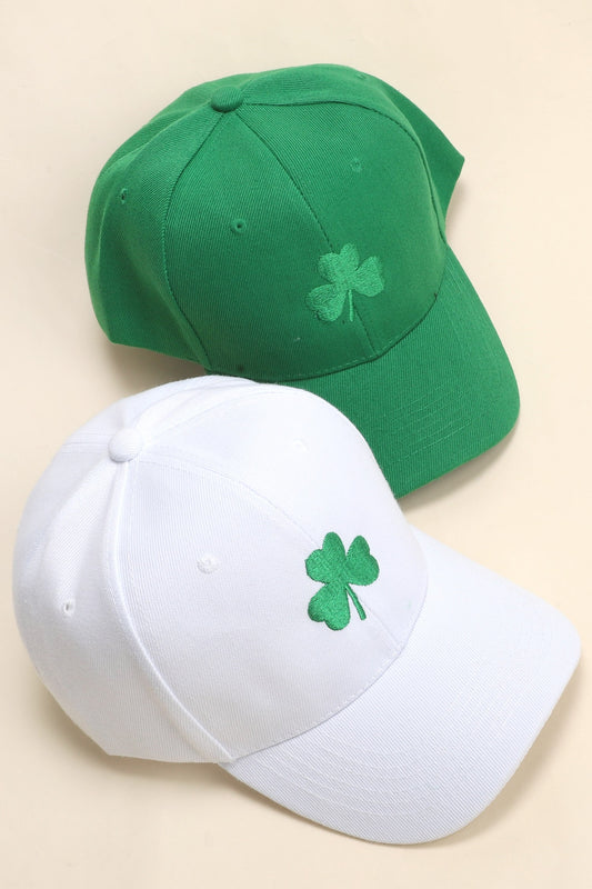 SAINT PATRICKS DAY THEME DENIM BASEBALL CAP - GREEN