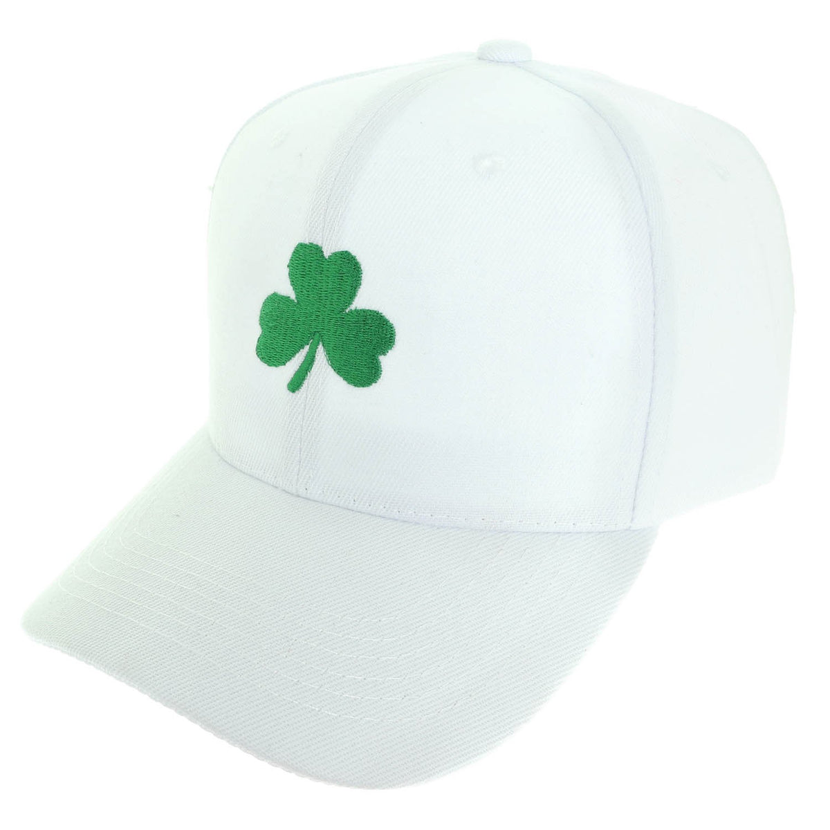SAINT PATRICKS DAY THEME DENIM BASEBALL CAP - WHITE