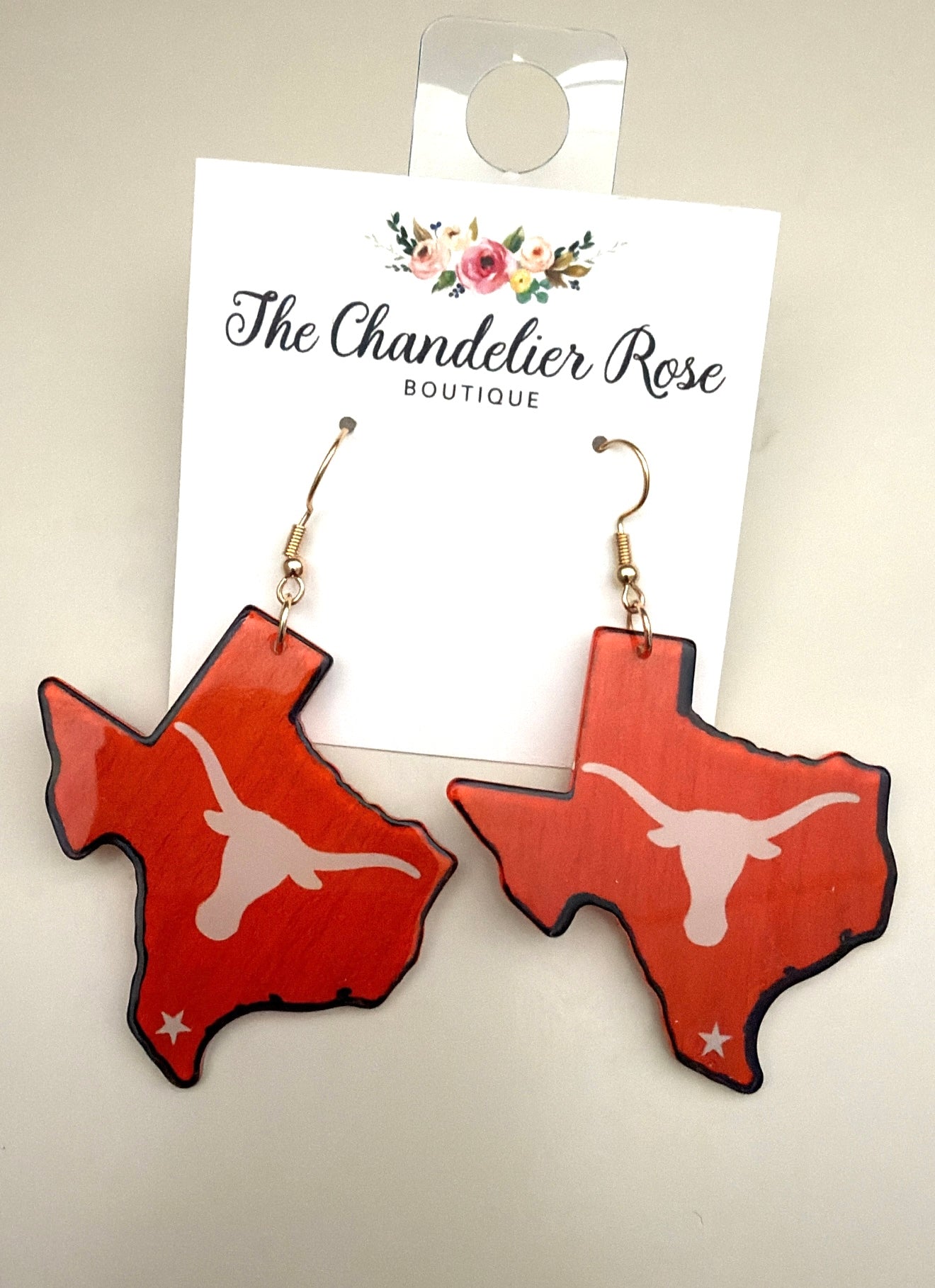 Longhorn Texas Earrings