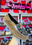 ARIAT WOMEN'S CRUISER DARK TAN SUEDE CHEETAH HAIR ON