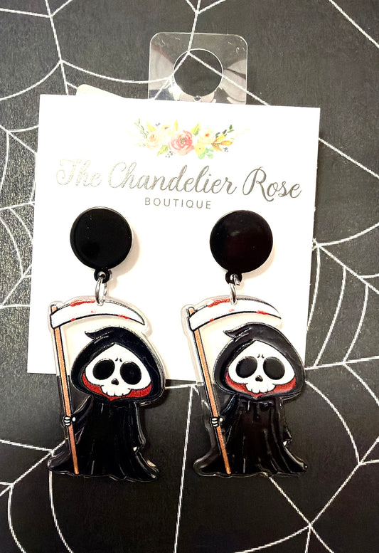 Grim Reaper Earrings