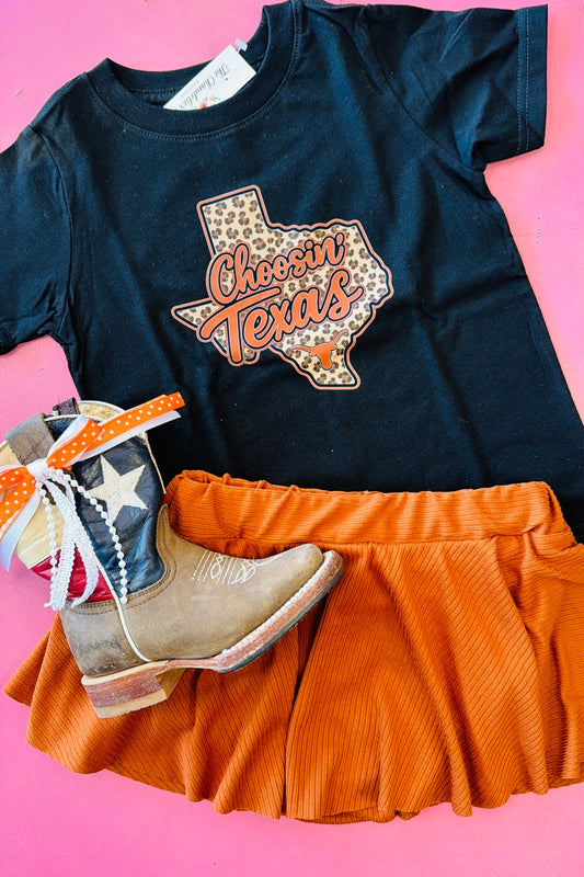 Burnt Orange Skirt with attached Bloomer