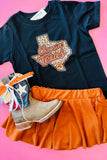 Burnt Orange Skirt with attached Bloomer