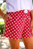 EASY WIN POLKA DOT BOXER SHORTS - RED