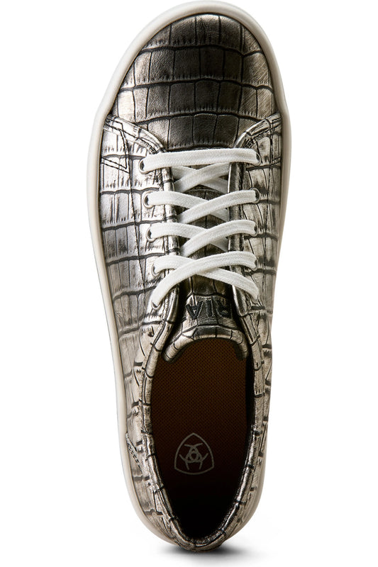 ARIAT WOMEN'S SKYLAR SHOES SILVER CROC PRINT