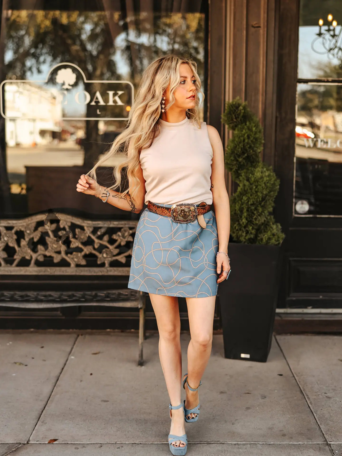 ROPE THE RANGE SKORT