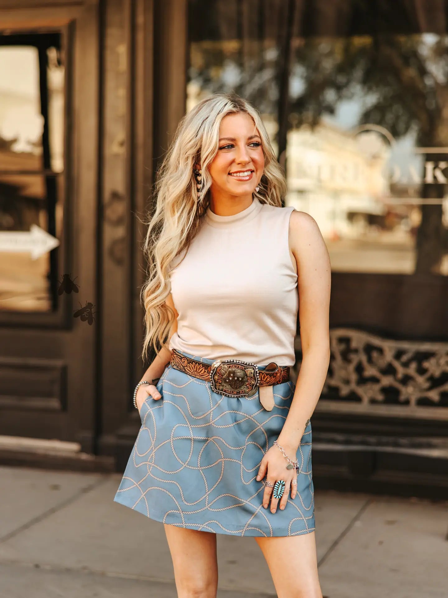 ROPE THE RANGE SKORT