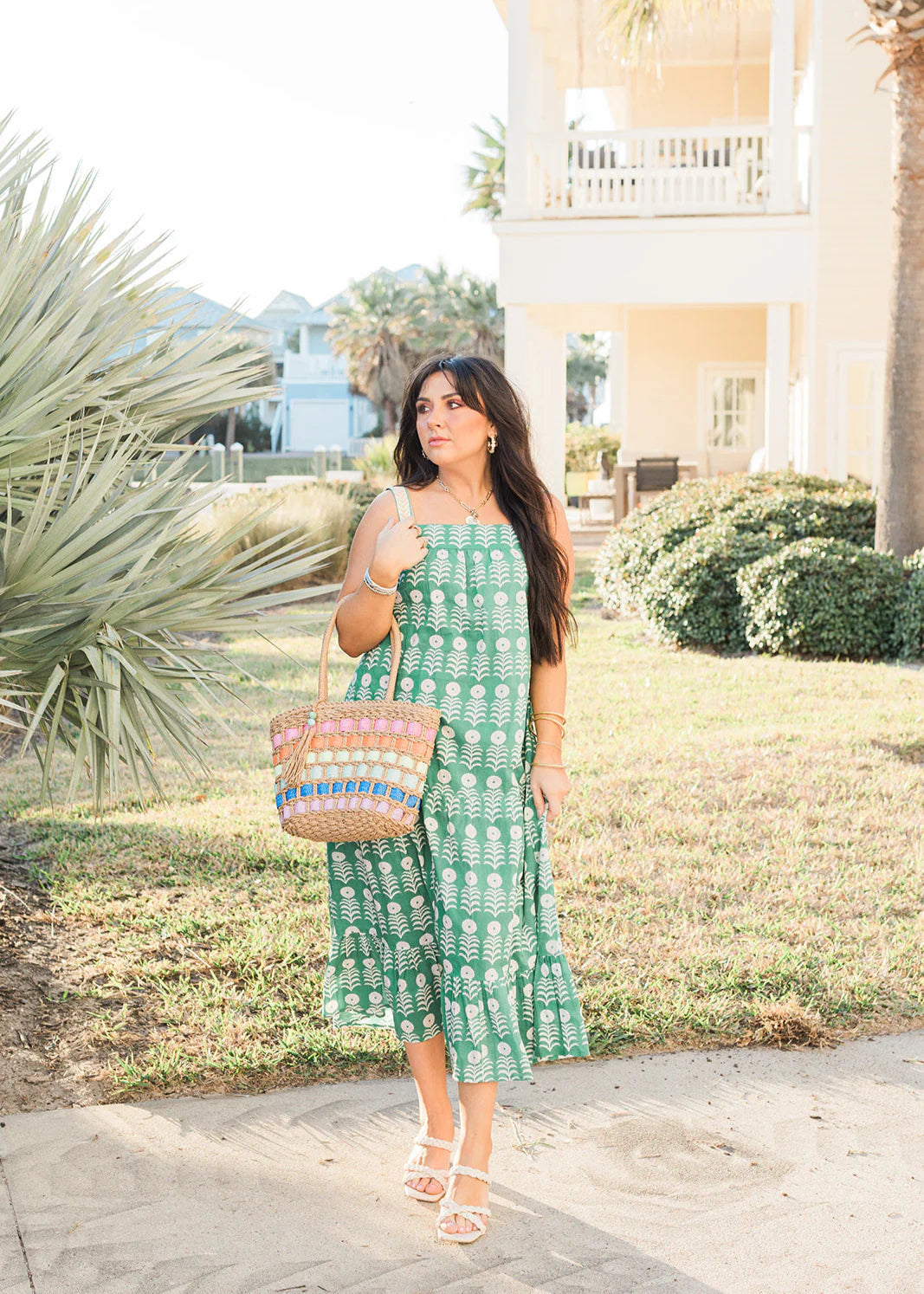 THE DEMI DRESS - GREEN