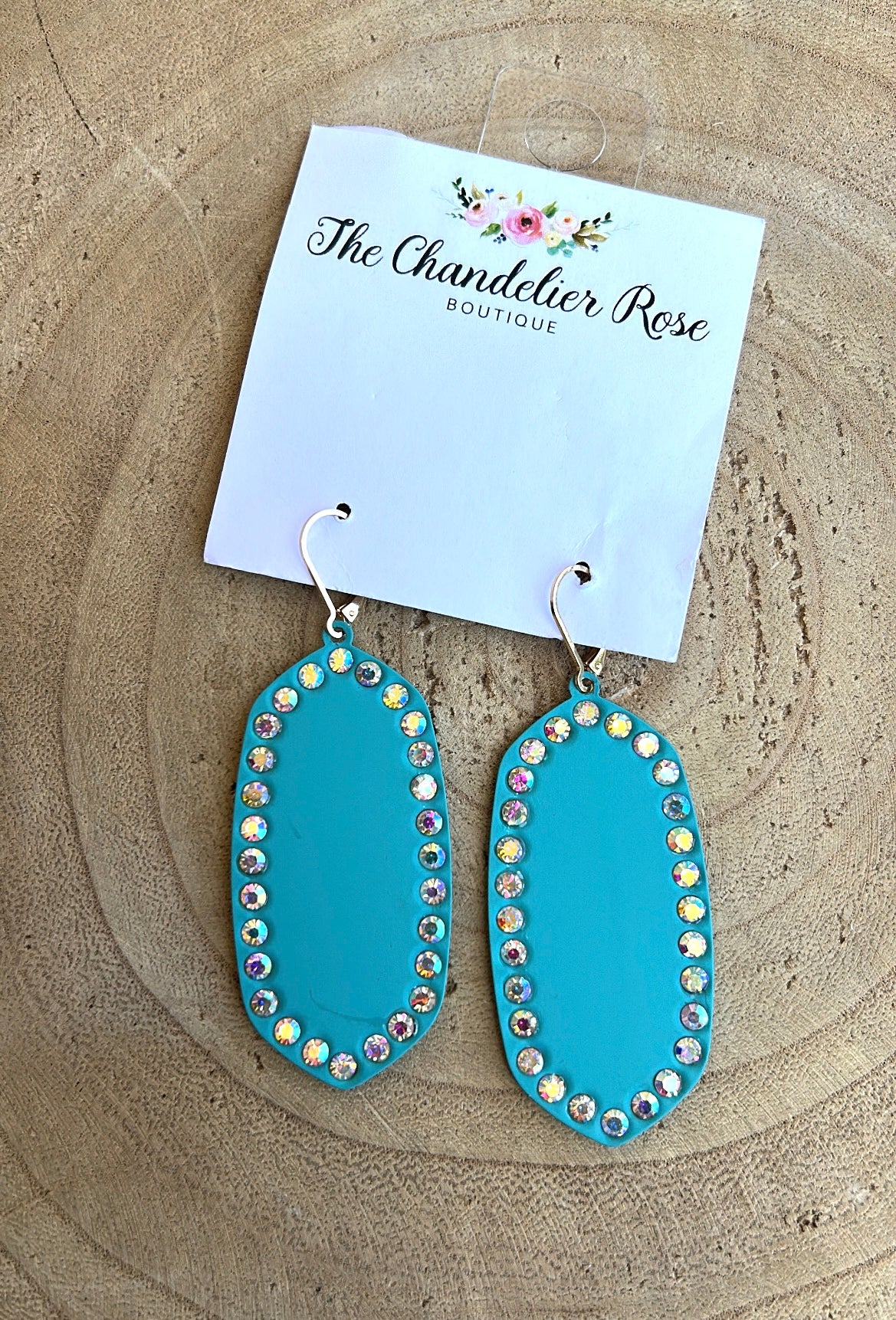 Retro Turquoise Dangle Earrings