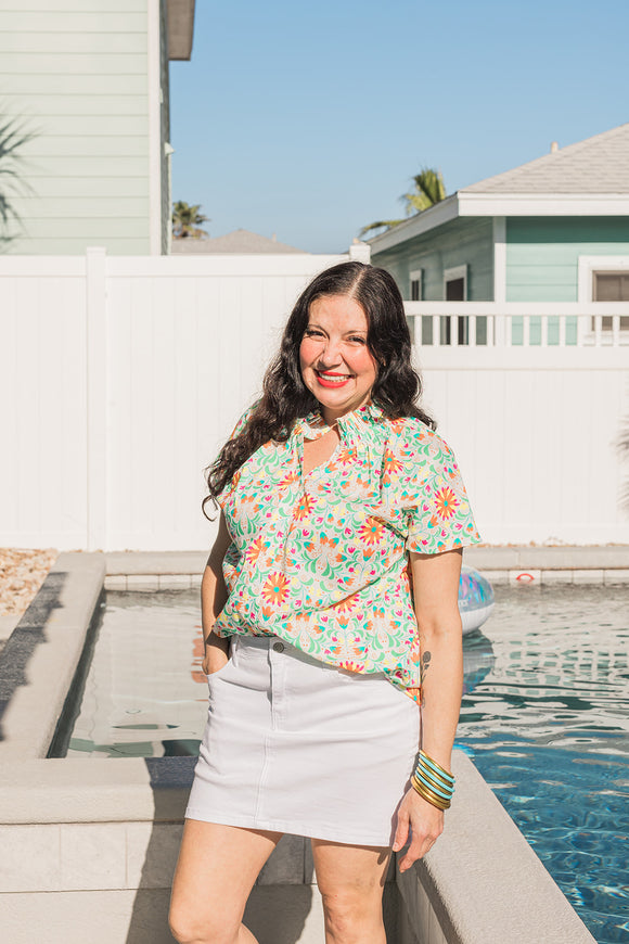 THE SARAH TOP - SUNBURST