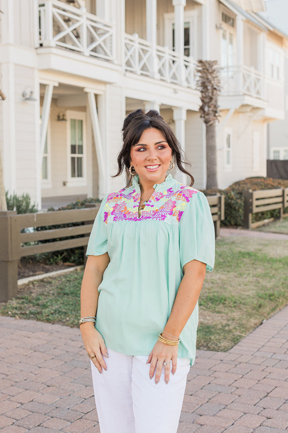 THE REECE TOP - MINT